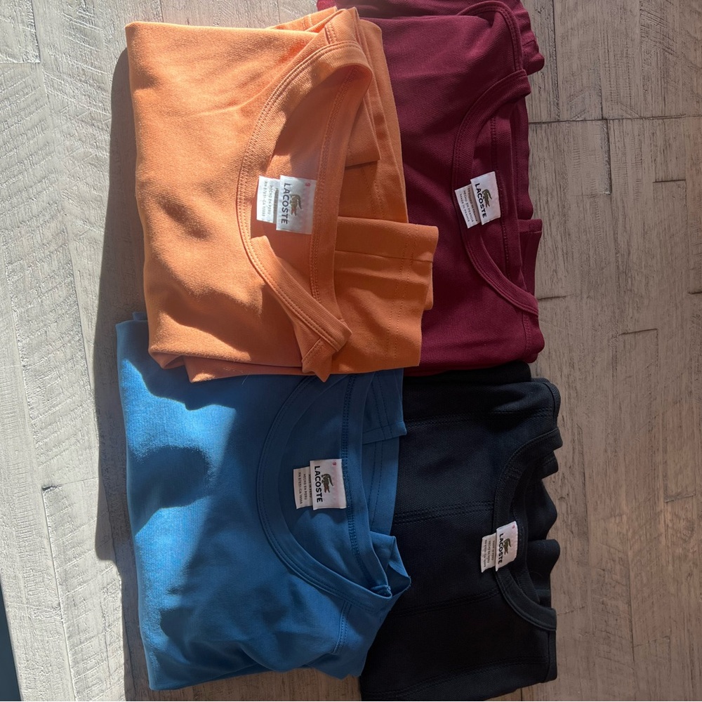 Lacoste men’s shirts - 4 in total